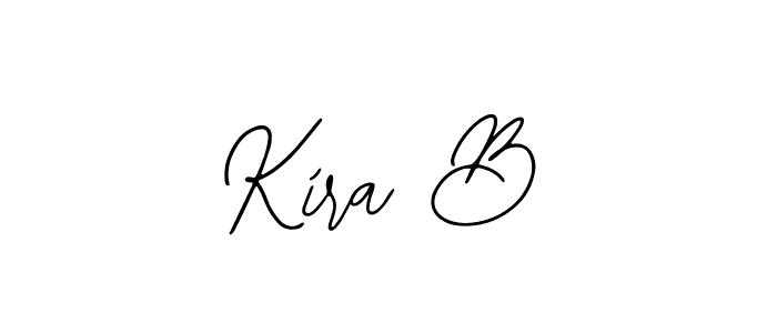 Similarly Bearetta-2O07w is the best handwritten signature design. Signature creator online .You can use it as an online autograph creator for name Kíra B. Kíra B signature style 12 images and pictures png