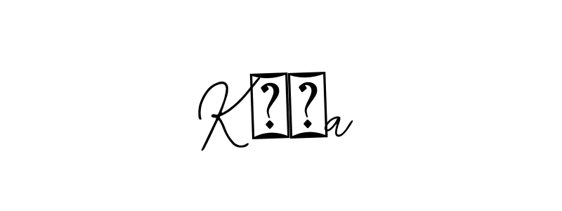 Design your own signature with our free online signature maker. With this signature software, you can create a handwritten (Bearetta-2O07w) signature for name K❤️a. K❤️a signature style 12 images and pictures png