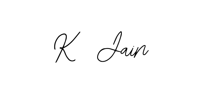 Best and Professional Signature Style for K  Jain. Bearetta-2O07w Best Signature Style Collection. K  Jain signature style 12 images and pictures png