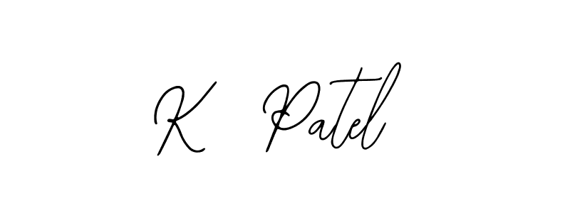 Also You can easily find your signature by using the search form. We will create K  Patel name handwritten signature images for you free of cost using Bearetta-2O07w sign style. K  Patel signature style 12 images and pictures png