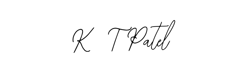 This is the best signature style for the K  T Patel name. Also you like these signature font (Bearetta-2O07w). Mix name signature. K  T Patel signature style 12 images and pictures png