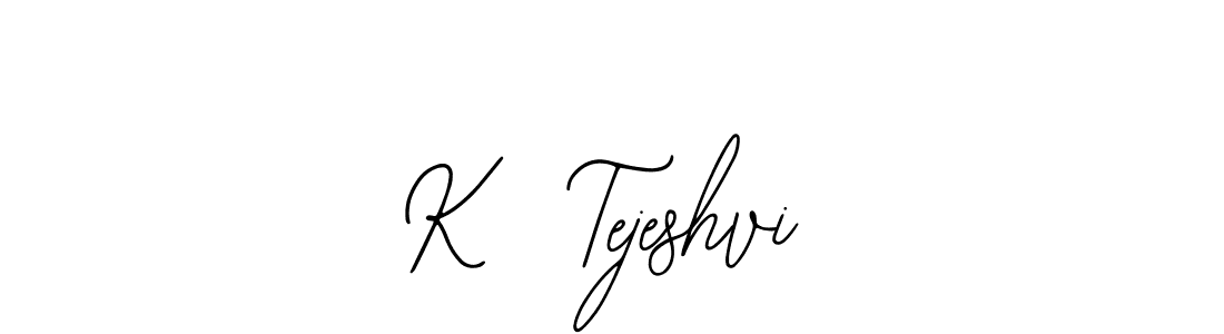 You can use this online signature creator to create a handwritten signature for the name K  Tejeshvi. This is the best online autograph maker. K  Tejeshvi signature style 12 images and pictures png