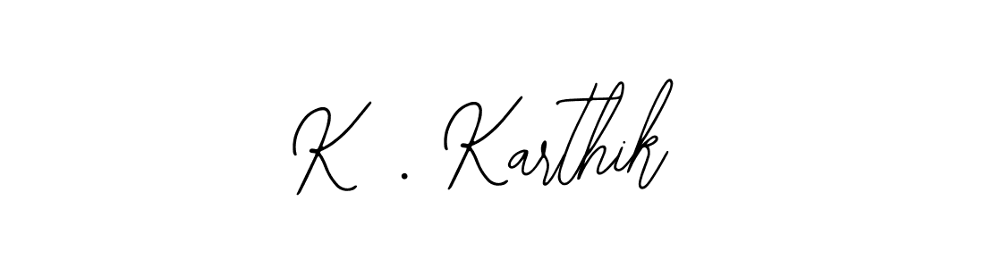 Make a beautiful signature design for name K . Karthik. With this signature (Bearetta-2O07w) style, you can create a handwritten signature for free. K . Karthik signature style 12 images and pictures png