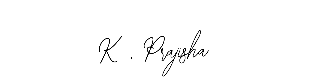 The best way (Bearetta-2O07w) to make a short signature is to pick only two or three words in your name. The name K . Prajisha include a total of six letters. For converting this name. K . Prajisha signature style 12 images and pictures png