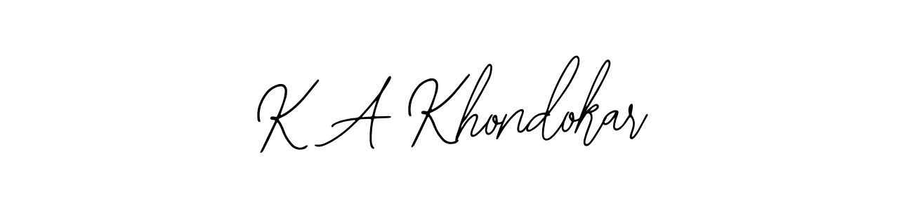 It looks lik you need a new signature style for name K A Khondokar. Design unique handwritten (Bearetta-2O07w) signature with our free signature maker in just a few clicks. K A Khondokar signature style 12 images and pictures png