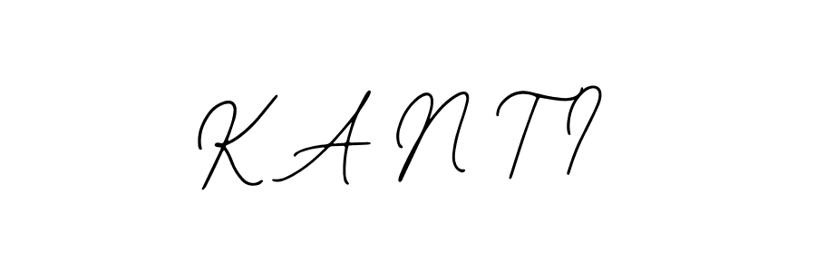 The best way (Bearetta-2O07w) to make a short signature is to pick only two or three words in your name. The name K A N T I include a total of six letters. For converting this name. K A N T I signature style 12 images and pictures png