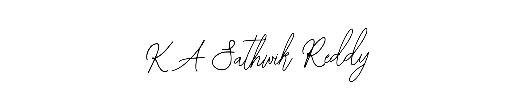 Make a beautiful signature design for name K A Sathwik Reddy. Use this online signature maker to create a handwritten signature for free. K A Sathwik Reddy signature style 12 images and pictures png