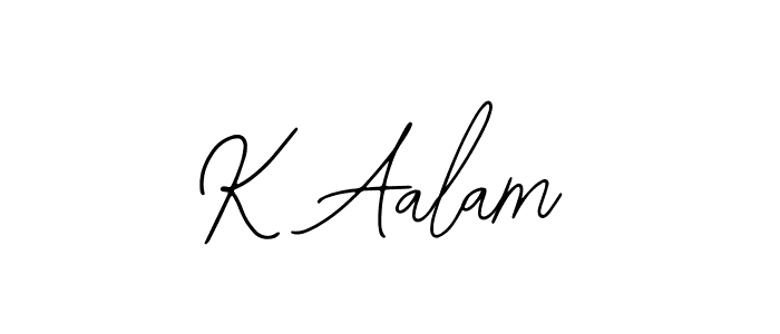 This is the best signature style for the K Aalam name. Also you like these signature font (Bearetta-2O07w). Mix name signature. K Aalam signature style 12 images and pictures png