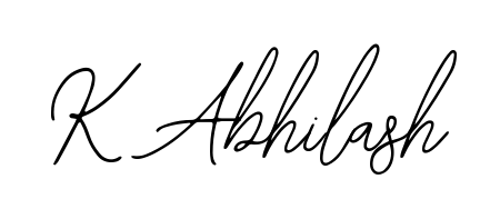 A modern signature idea for name K Abhilash using Bearetta-2O07w font. Clean strokes and elegant curves make it stand out instantly. K Abhilash signature style 12 images and pictures png