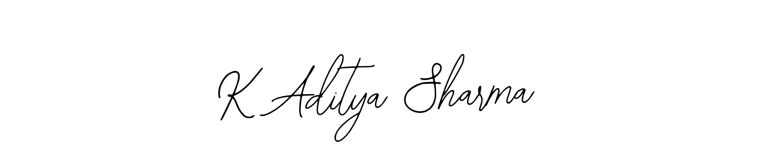 Also we have K Aditya Sharma name is the best signature style. Create professional handwritten signature collection using Bearetta-2O07w autograph style. K Aditya Sharma signature style 12 images and pictures png