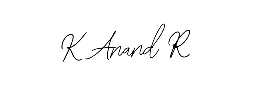 Here are the top 10 professional signature styles for the name K Anand R. These are the best autograph styles you can use for your name. K Anand R signature style 12 images and pictures png