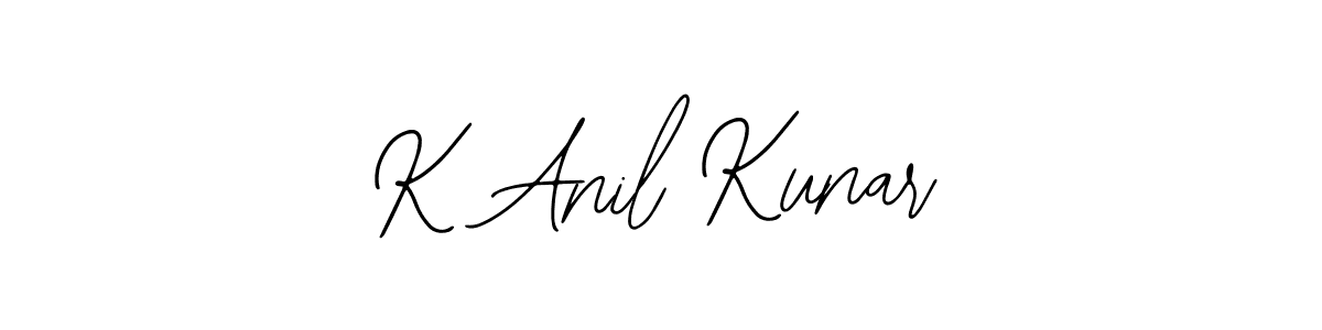 Make a short K Anil Kunar signature style. Manage your documents anywhere anytime using Bearetta-2O07w. Create and add eSignatures, submit forms, share and send files easily. K Anil Kunar signature style 12 images and pictures png