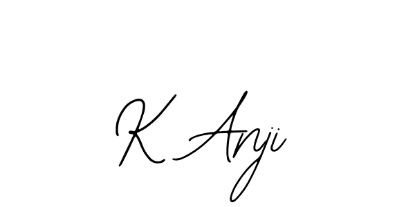 K Anji stylish signature style. Best Handwritten Sign (Bearetta-2O07w) for my name. Handwritten Signature Collection Ideas for my name K Anji. K Anji signature style 12 images and pictures png