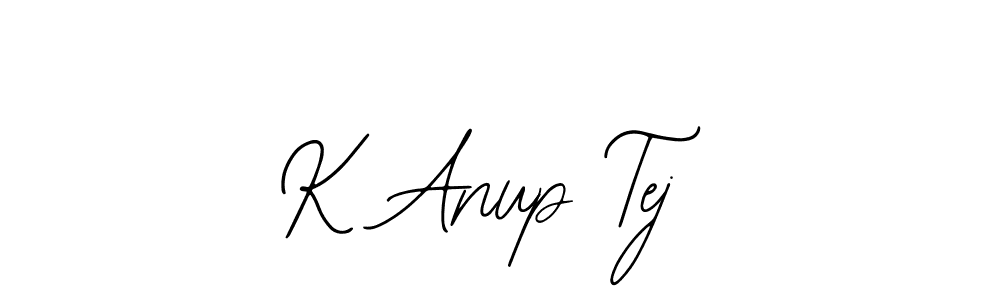 Make a beautiful signature design for name K Anup Tej. With this signature (Bearetta-2O07w) style, you can create a handwritten signature for free. K Anup Tej signature style 12 images and pictures png