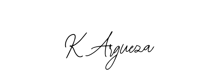 Use a signature maker to create a handwritten signature online. With this signature software, you can design (Bearetta-2O07w) your own signature for name K Argueza. K Argueza signature style 12 images and pictures png