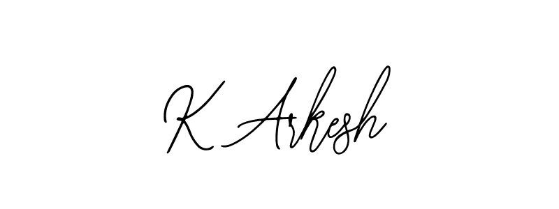 if you are searching for the best signature style for your name K Arkesh. so please give up your signature search. here we have designed multiple signature styles  using Bearetta-2O07w. K Arkesh signature style 12 images and pictures png