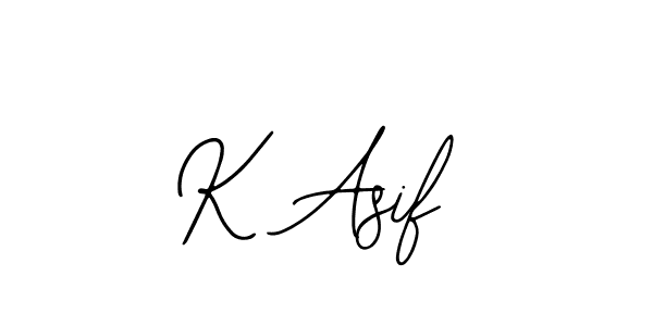 if you are searching for the best signature style for your name K Asif. so please give up your signature search. here we have designed multiple signature styles  using Bearetta-2O07w. K Asif signature style 12 images and pictures png