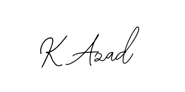 Make a beautiful signature design for name K Azad. Use this online signature maker to create a handwritten signature for free. K Azad signature style 12 images and pictures png