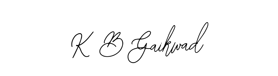 Make a beautiful signature design for name K B Gaikwad. Use this online signature maker to create a handwritten signature for free. K B Gaikwad signature style 12 images and pictures png