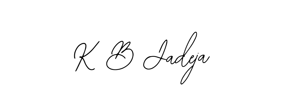 Here are the top 10 professional signature styles for the name K B Jadeja. These are the best autograph styles you can use for your name. K B Jadeja signature style 12 images and pictures png