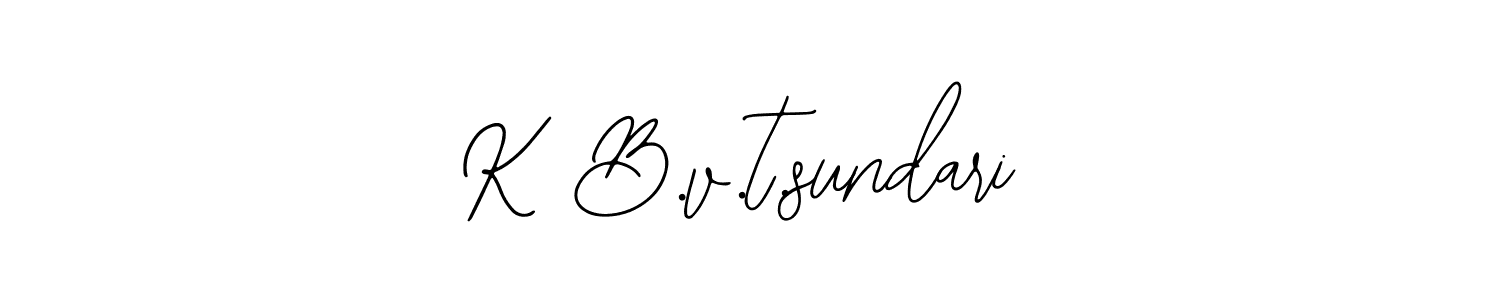 K B.v.t.sundari stylish signature style. Best Handwritten Sign (Bearetta-2O07w) for my name. Handwritten Signature Collection Ideas for my name K B.v.t.sundari. K B.v.t.sundari signature style 12 images and pictures png