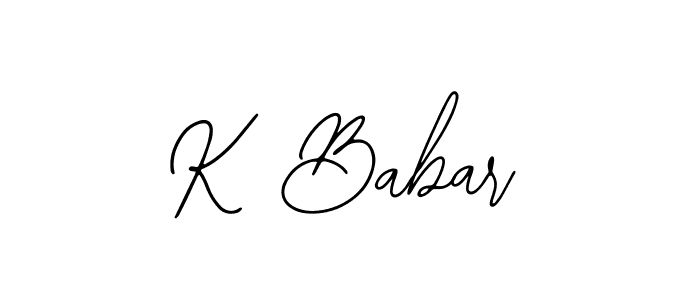 Once you've used our free online signature maker to create your best signature Bearetta-2O07w style, it's time to enjoy all of the benefits that K Babar name signing documents. K Babar signature style 12 images and pictures png