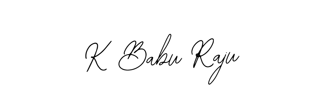 Use a signature maker to create a handwritten signature online. With this signature software, you can design (Bearetta-2O07w) your own signature for name K Babu Raju. K Babu Raju signature style 12 images and pictures png
