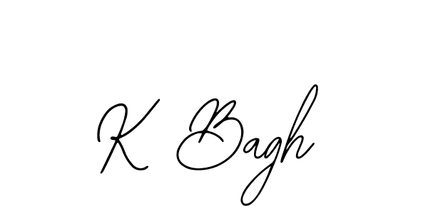 Make a beautiful signature design for name K Bagh. With this signature (Bearetta-2O07w) style, you can create a handwritten signature for free. K Bagh signature style 12 images and pictures png