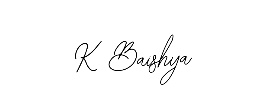 How to make K Baishya signature? Bearetta-2O07w is a professional autograph style. Create handwritten signature for K Baishya name. K Baishya signature style 12 images and pictures png