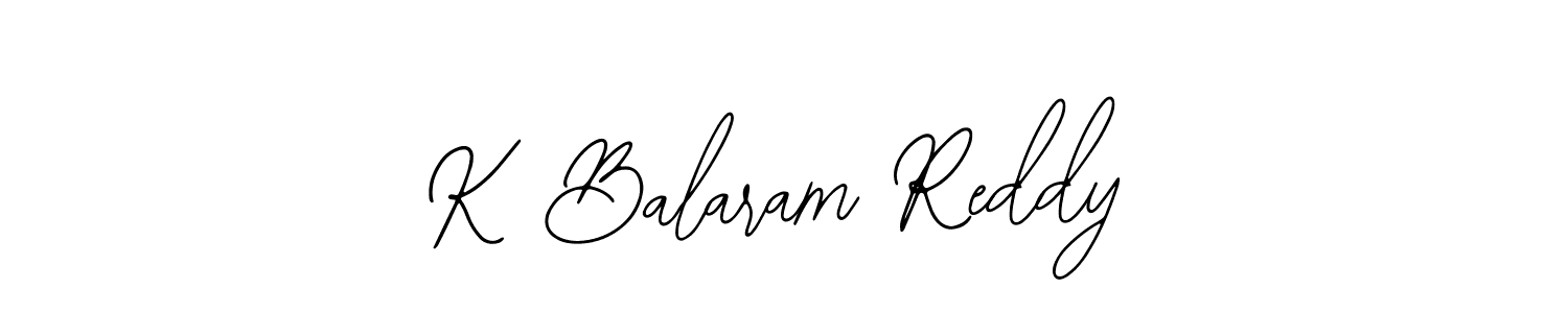 Make a beautiful signature design for name K Balaram Reddy. Use this online signature maker to create a handwritten signature for free. K Balaram Reddy signature style 12 images and pictures png