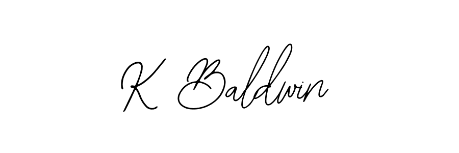 How to Draw K Baldwin signature style? Bearetta-2O07w is a latest design signature styles for name K Baldwin. K Baldwin signature style 12 images and pictures png