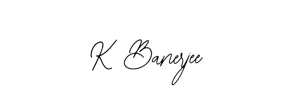 K Banerjee stylish signature style. Best Handwritten Sign (Bearetta-2O07w) for my name. Handwritten Signature Collection Ideas for my name K Banerjee. K Banerjee signature style 12 images and pictures png