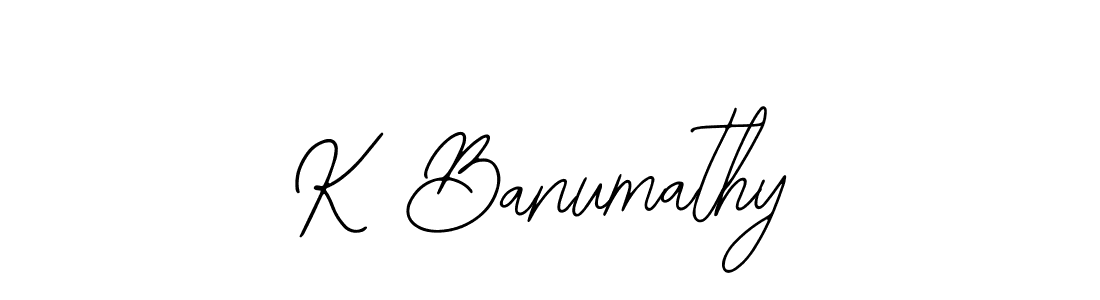 How to make K Banumathy signature? Bearetta-2O07w is a professional autograph style. Create handwritten signature for K Banumathy name. K Banumathy signature style 12 images and pictures png