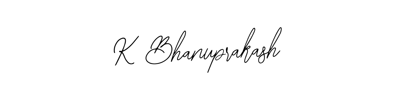 Use a signature maker to create a handwritten signature online. With this signature software, you can design (Bearetta-2O07w) your own signature for name K Bhanuprakash. K Bhanuprakash signature style 12 images and pictures png