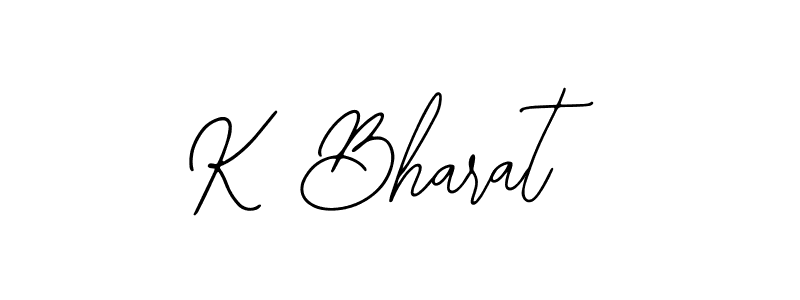 K Bharat stylish signature style. Best Handwritten Sign (Bearetta-2O07w) for my name. Handwritten Signature Collection Ideas for my name K Bharat. K Bharat signature style 12 images and pictures png