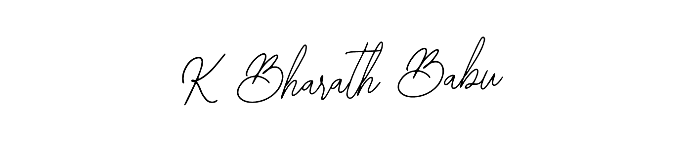 Make a beautiful signature design for name K Bharath Babu. Use this online signature maker to create a handwritten signature for free. K Bharath Babu signature style 12 images and pictures png