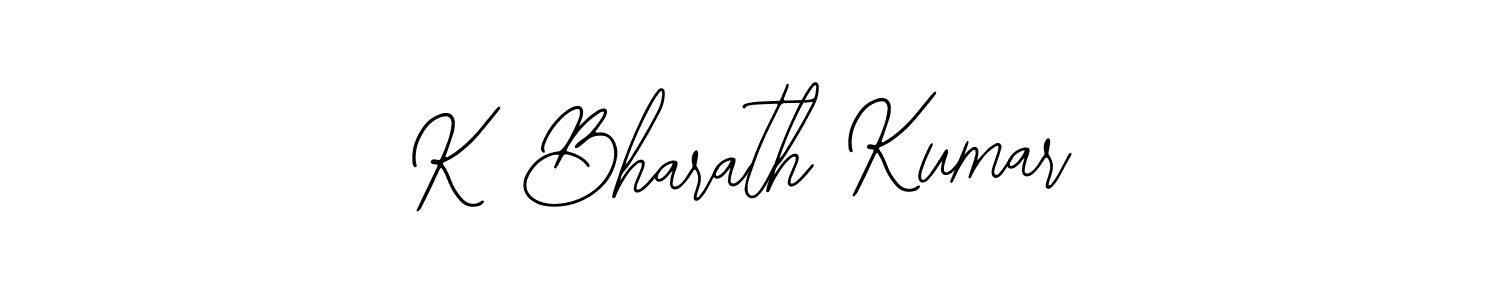 Make a beautiful signature design for name K Bharath Kumar. Use this online signature maker to create a handwritten signature for free. K Bharath Kumar signature style 12 images and pictures png