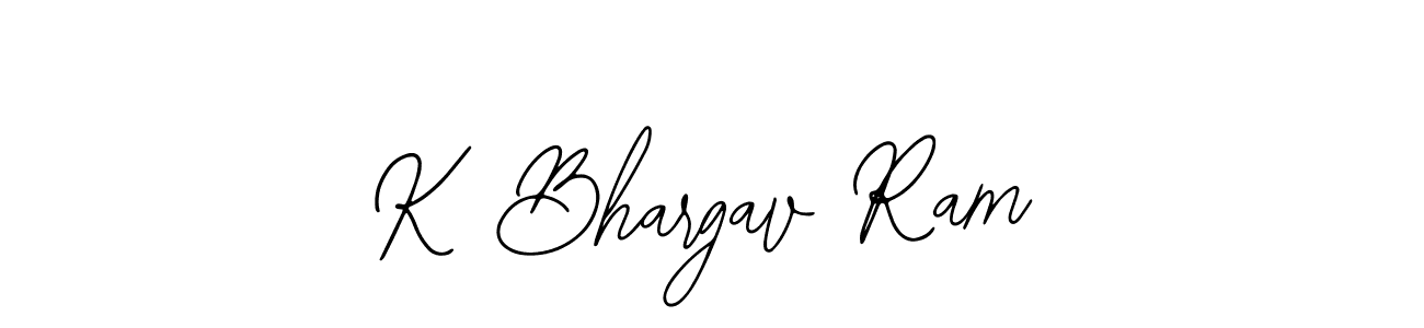 Make a beautiful signature design for name K Bhargav Ram. With this signature (Bearetta-2O07w) style, you can create a handwritten signature for free. K Bhargav Ram signature style 12 images and pictures png