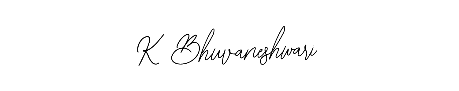 Use a signature maker to create a handwritten signature online. With this signature software, you can design (Bearetta-2O07w) your own signature for name K Bhuvaneshwari. K Bhuvaneshwari signature style 12 images and pictures png