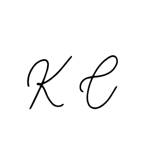 Create a beautiful signature design for name K C. With this signature (Bearetta-2O07w) fonts, you can make a handwritten signature for free. K C signature style 12 images and pictures png