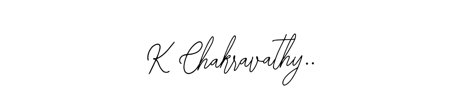 Create a beautiful signature design for name K Chakravathy... With this signature (Bearetta-2O07w) fonts, you can make a handwritten signature for free. K Chakravathy.. signature style 12 images and pictures png