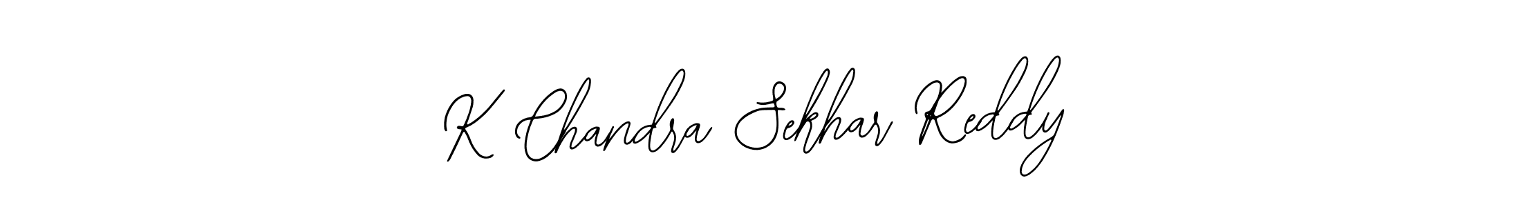You can use this online signature creator to create a handwritten signature for the name K Chandra Sekhar Reddy. This is the best online autograph maker. K Chandra Sekhar Reddy signature style 12 images and pictures png