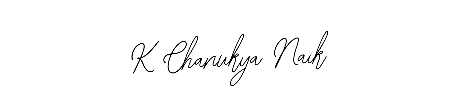 Use a signature maker to create a handwritten signature online. With this signature software, you can design (Bearetta-2O07w) your own signature for name K Chanukya Naik. K Chanukya Naik signature style 12 images and pictures png