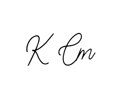 How to make K Cm signature? Bearetta-2O07w is a professional autograph style. Create handwritten signature for K Cm name. K Cm signature style 12 images and pictures png