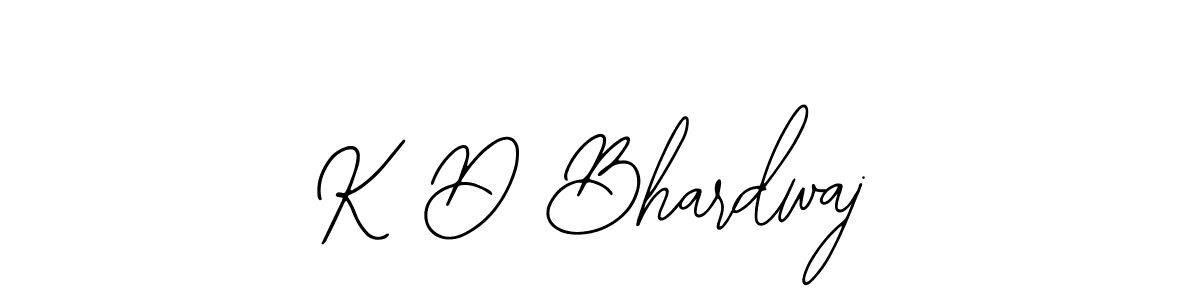 Use a signature maker to create a handwritten signature online. With this signature software, you can design (Bearetta-2O07w) your own signature for name K D Bhardwaj. K D Bhardwaj signature style 12 images and pictures png