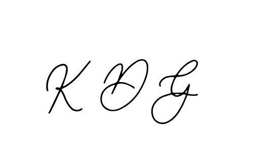 The best way (Bearetta-2O07w) to make a short signature is to pick only two or three words in your name. The name K D G include a total of six letters. For converting this name. K D G signature style 12 images and pictures png