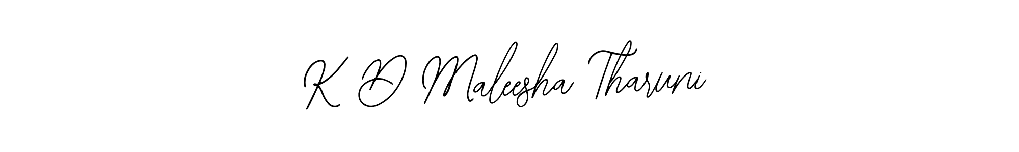 How to Draw K D Maleesha Tharuni signature style? Bearetta-2O07w is a latest design signature styles for name K D Maleesha Tharuni. K D Maleesha Tharuni signature style 12 images and pictures png