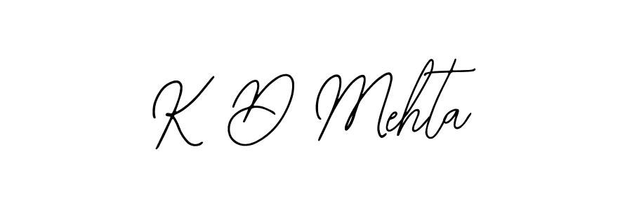 Make a beautiful signature design for name K D Mehta. With this signature (Bearetta-2O07w) style, you can create a handwritten signature for free. K D Mehta signature style 12 images and pictures png