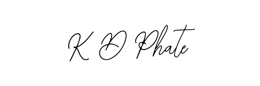 How to make K D Phate signature? Bearetta-2O07w is a professional autograph style. Create handwritten signature for K D Phate name. K D Phate signature style 12 images and pictures png