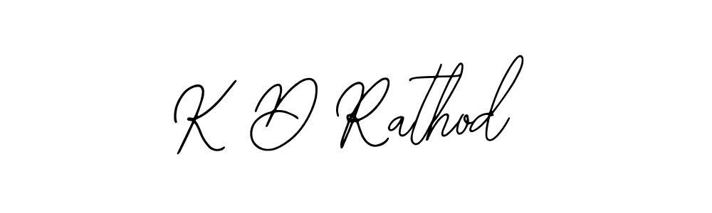 Use a signature maker to create a handwritten signature online. With this signature software, you can design (Bearetta-2O07w) your own signature for name K D Rathod. K D Rathod signature style 12 images and pictures png